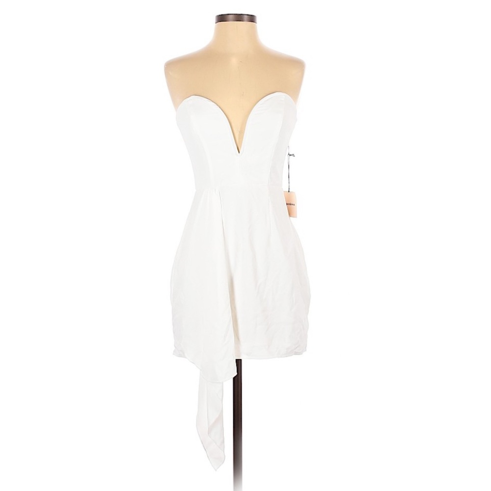 Superdown Mini White Strapless Dress - NWT